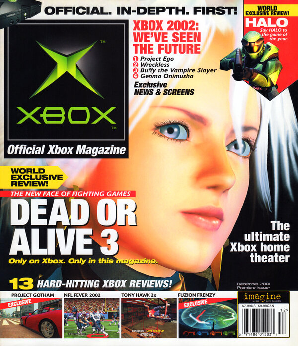 Official Xbox Magazine Issue 1 (December 2001) cover